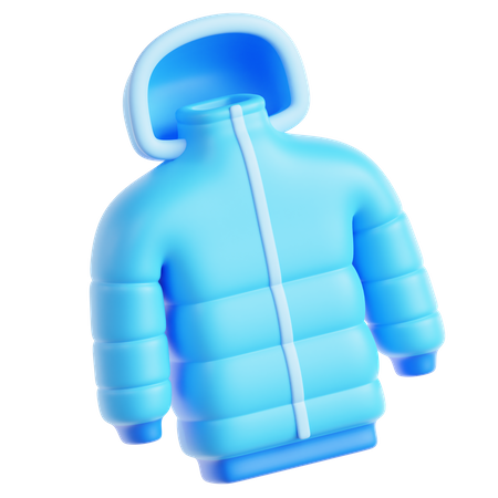 Winter Jacket  3D Icon