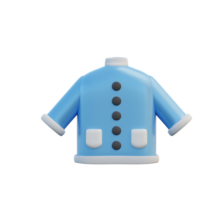 Winter Jacket  3D Illustration