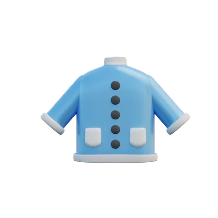 Winter Jacket  3D Illustration