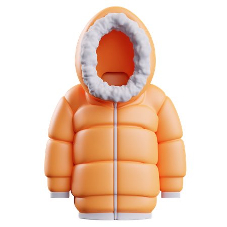 Winter Jacket  3D Icon