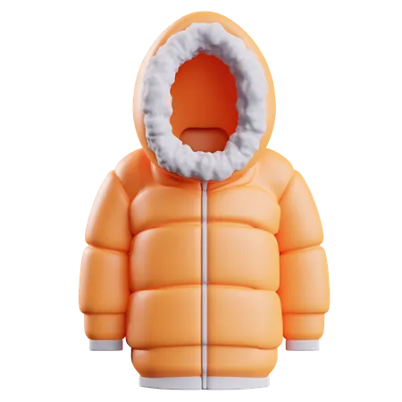 Winter Jacket  3D Icon