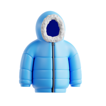 Winter Jacket  3D Icon