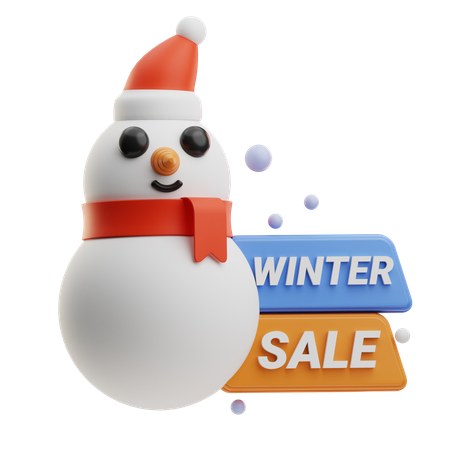 Winter Sale  3D Icon