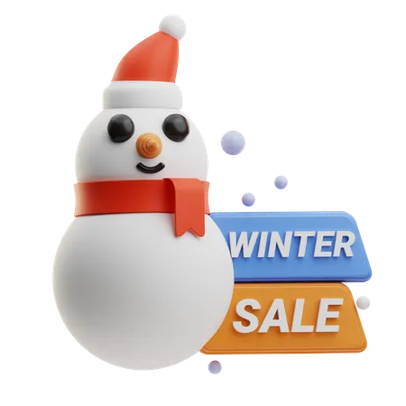 Winter Sale  3D Icon