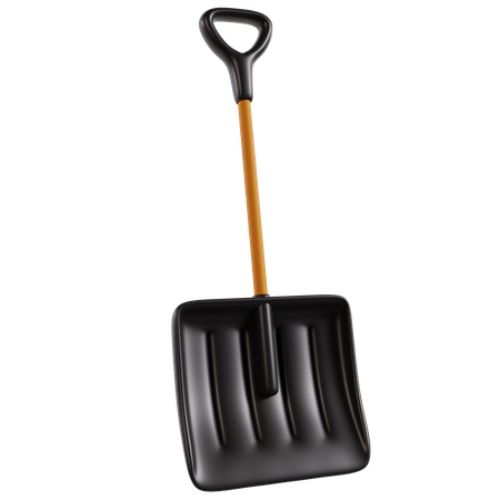 Winter Snow Shovel  3D Icon