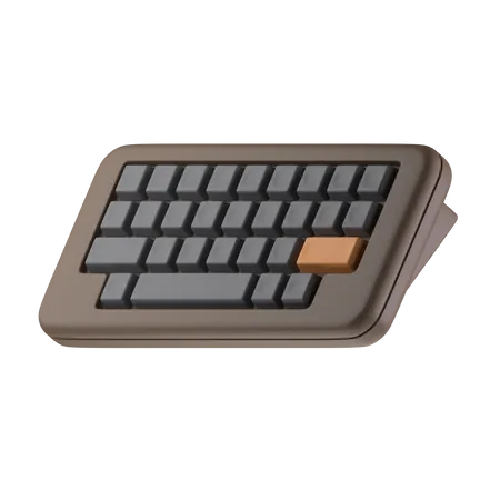 Wireless Keyboard  3D Icon