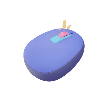 Wireless Mouse  3D Icon