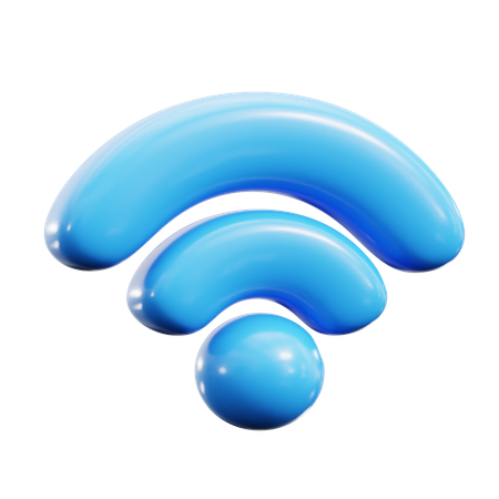 Wireless Network  3D Icon