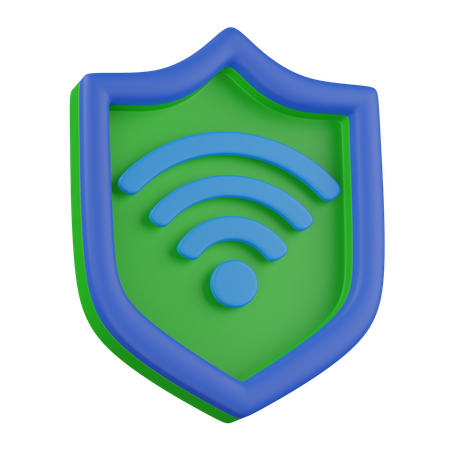 Wireless Security  3D Icon