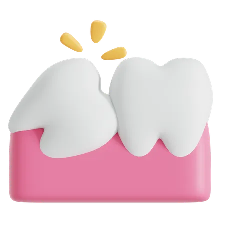 Wisdom teeth  3D Icon