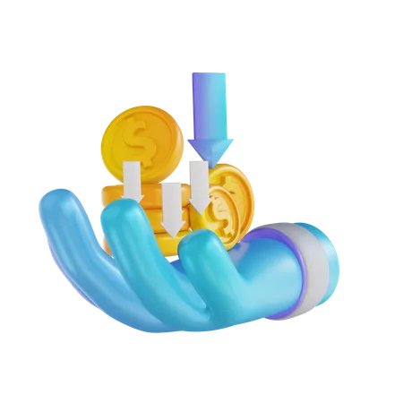 Withdraw Money  3D Illustration