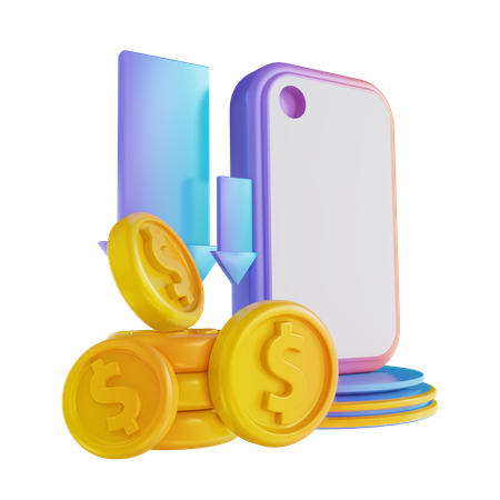 Withdraw Money  3D Illustration