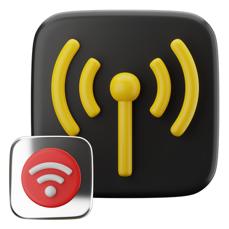 W-lan  3D Icon