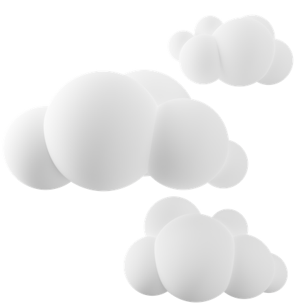 Wolke  3D Icon