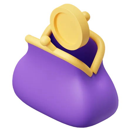 Woman Purse  3D Illustration