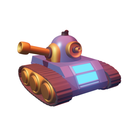 Wood Tank  3D Icon