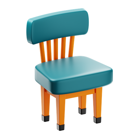 Wooden Chair  3D Icon