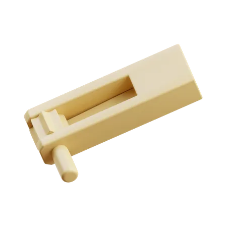 Wooden Matraca  3D Icon