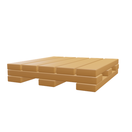 Wooden Pallet  3D Icon