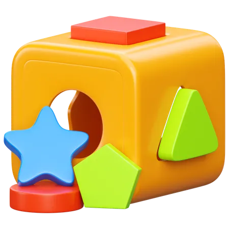 Wooden Shape Sorter  3D Icon