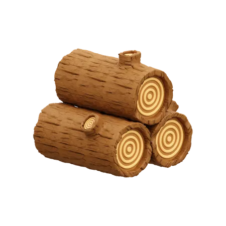 Woodpile  3D Icon