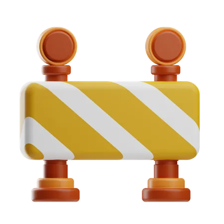 Work Barrier  3D Icon