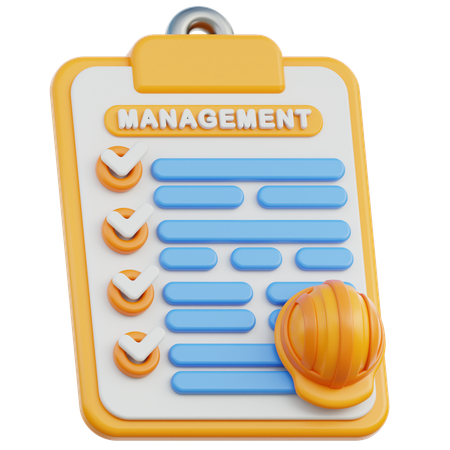 Worker Management  3D Icon