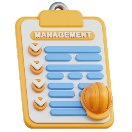 Worker Management  3D Icon