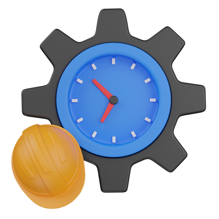 WORKING HOURS  3D Icon