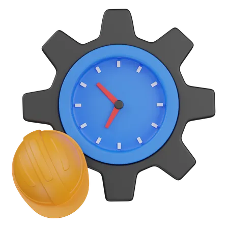 WORKING HOURS  3D Icon