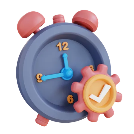 Working Time  3D Icon