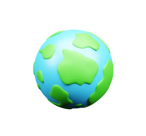 World  3D Icon