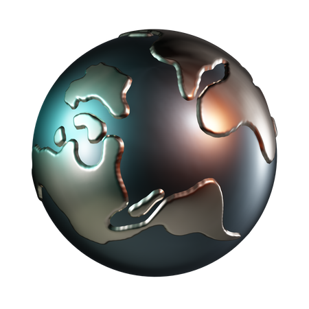 World  3D Icon