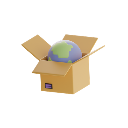 Worldwide Delivery  3D Icon