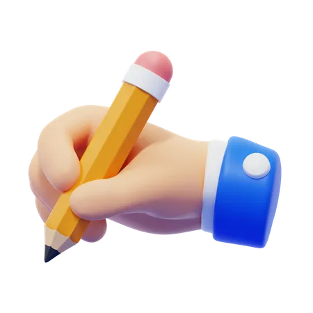 Writing Hand Gesture  3D Icon