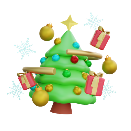 Xmas Tree  3D Icon