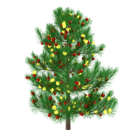 Xmas Tree  3D Illustration