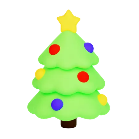 Xmas Tree  3D Icon