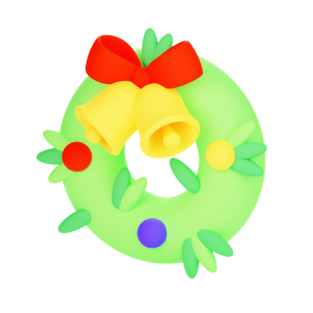 Xmas Wreath  3D Icon