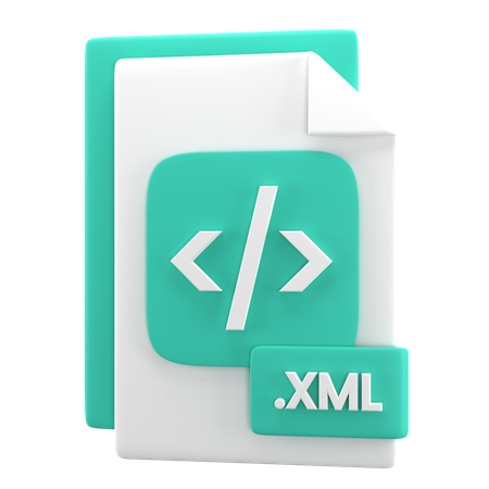 Xml ファイル  3D Icon