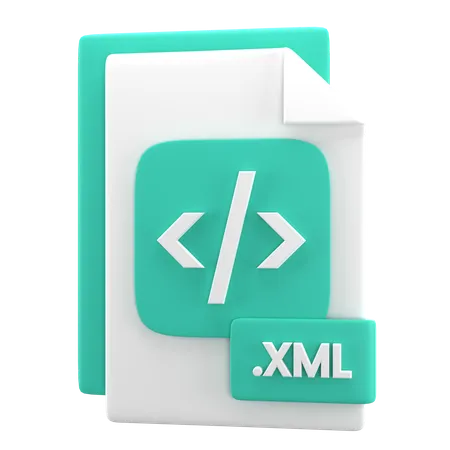 Xml ファイル  3D Icon