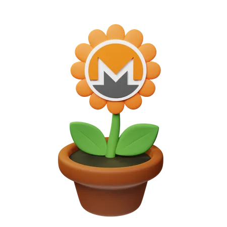 Vaso criptográfico xmr  3D Icon