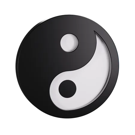 Yinyang  3D Illustration