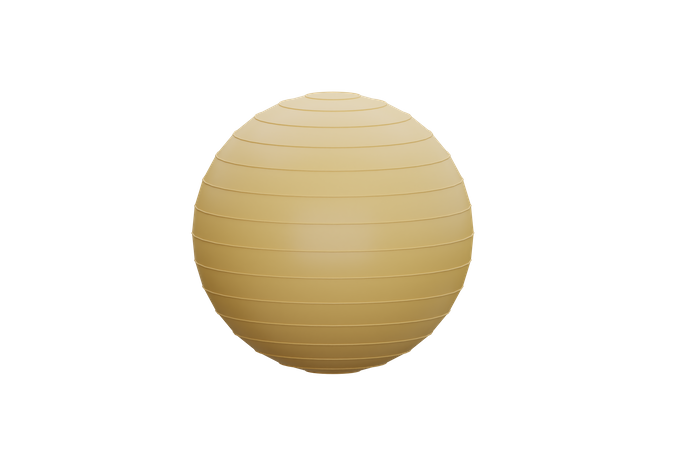 Yoga Ball  3D Icon