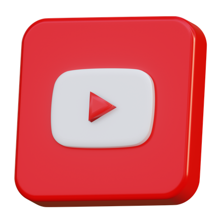 YouTube  3D Icon