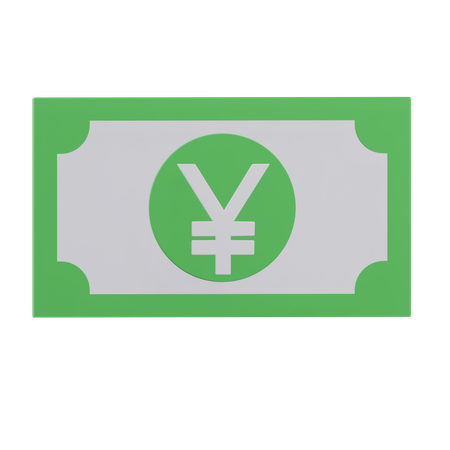 Yuan Money  3D Icon