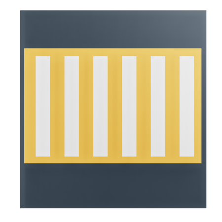 Zebra Crossing  3D Icon