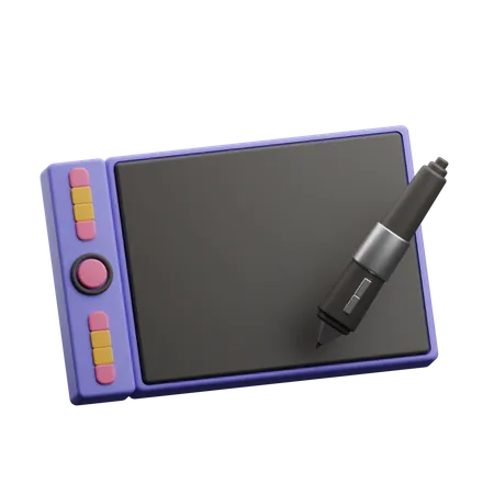 Zeichentablett  3D Icon