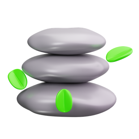 Zen Stones  3D Icon