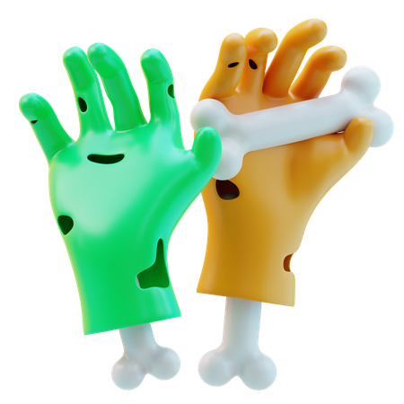 Zombie Hand  3D Icon